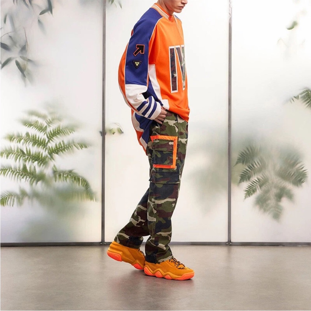 Ivy Park adidas Green Camouflage Cargo Pants